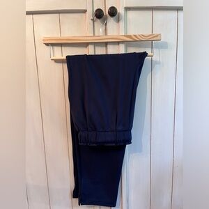 Navy Blue Drawstring Ankle Pants SZ S
